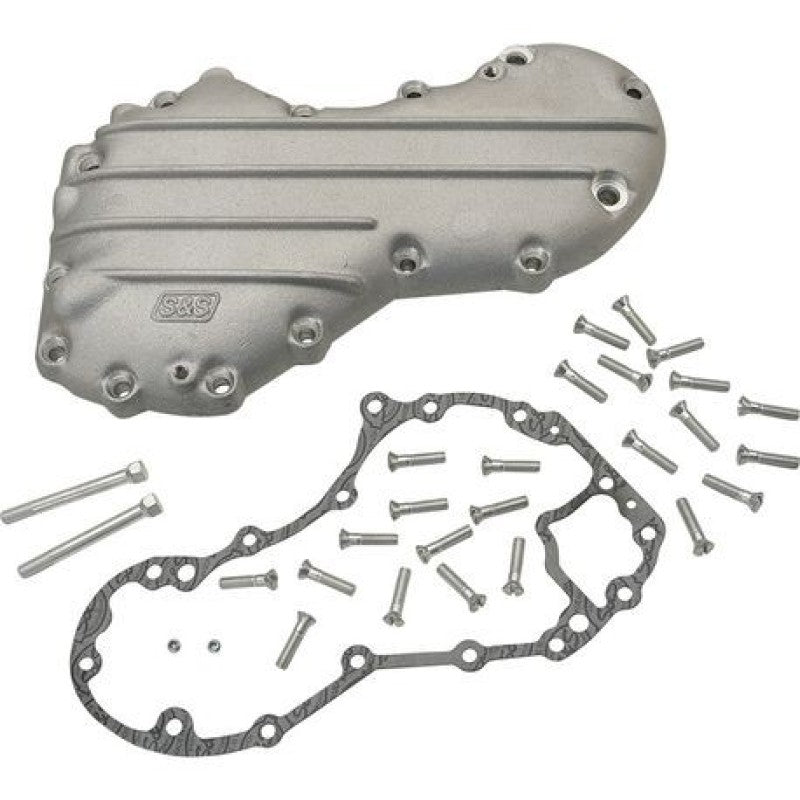 S&S Cycle 2054-2069 BT Cast Generator Gearcover Kit - Natural - 31-0240