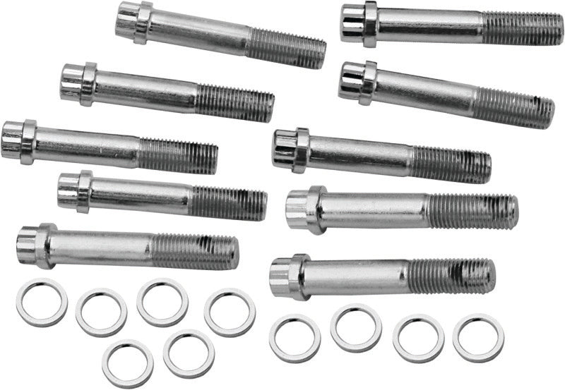 S&S Cycle 7/2016-2020 X 2-3/8in x 1in TD Head Bolt Kit - 10 Pack - 93-3024