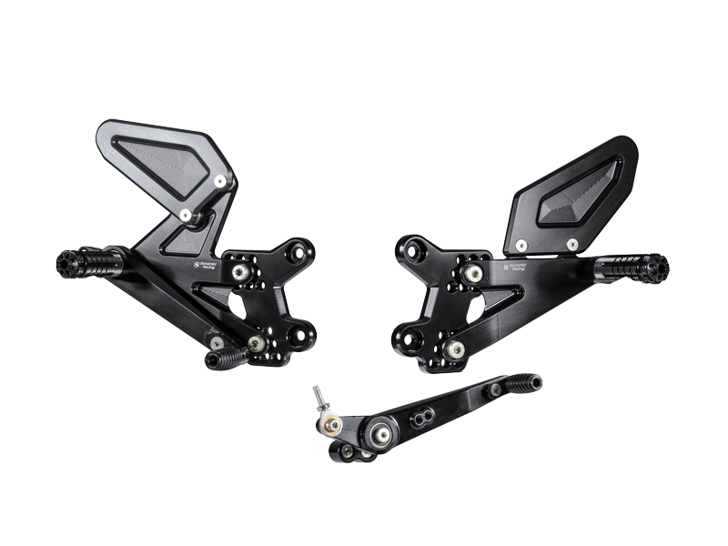 Bonamici Suzuki GSX-R 1000 Rearsets (w/ Carbon Fiber Heel Guards) (2017+)