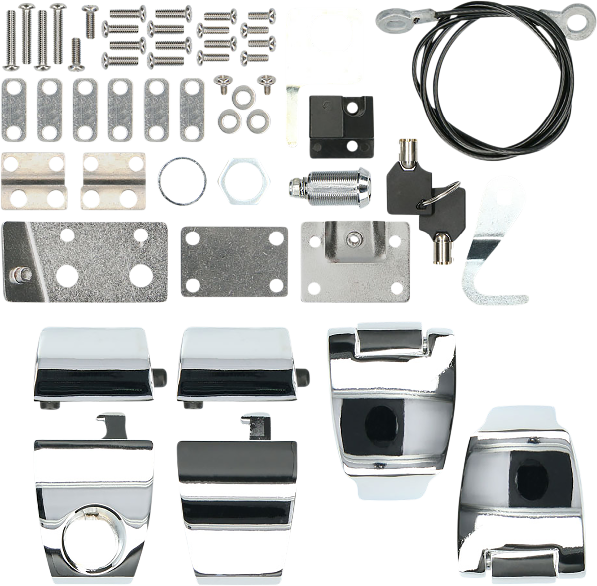 SADDLE TRAMP Latch Kit with Hardware - FL/FX 3550-0319
