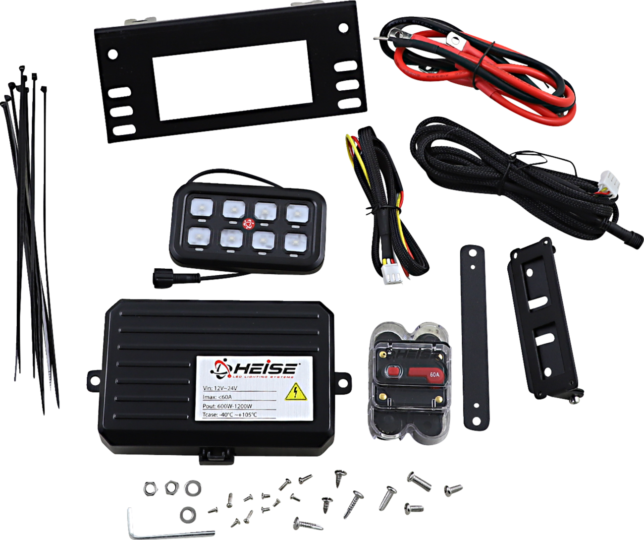 SADDLE TRAMP Universal 8-Gang Switch Panel System - On/Off Switch Panel / Universal 0616-0376