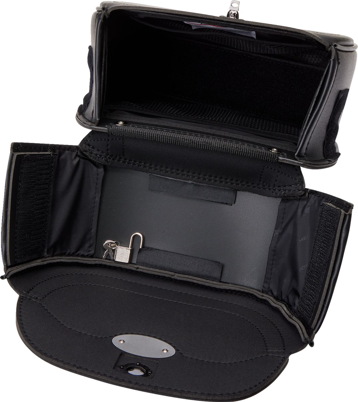 SADDLEMEN Large Cruis'n™ Sissy Bar Bag - Black 3503-0049