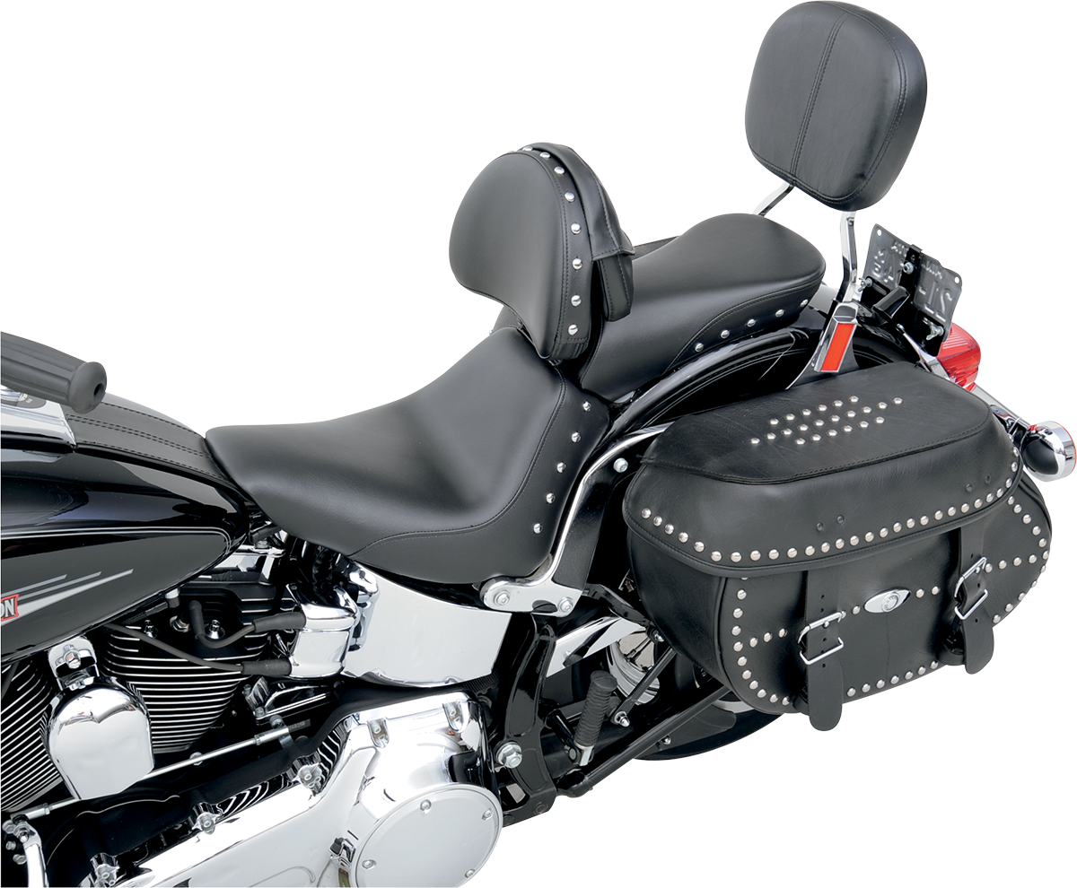 SADDLEMEN Renegade™ Studded Pillion Pad - Touring Pillion / Studded / FB '07-'17 0802-0303