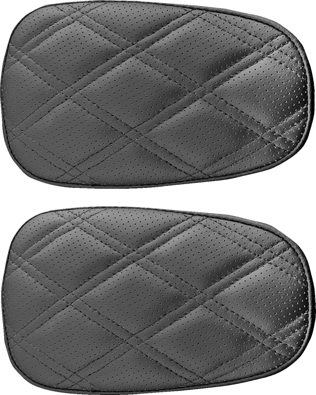 SADDLEMEN Roadsofa™ Armrest Pad Covers - Lattice Stitch / FLH/FLT '09-'16 0822-0305