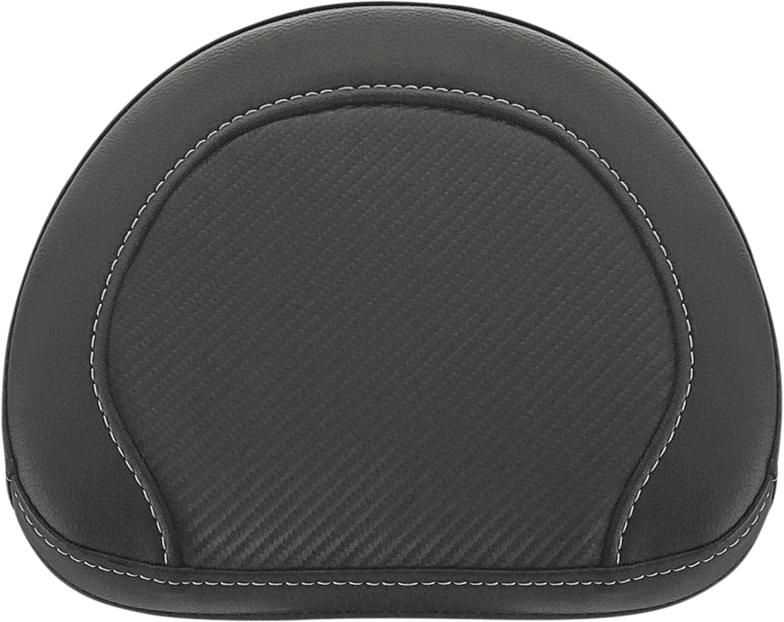 SADDLEMEN Sissy Bar Pad For RoadSofa™ Carbon Fiber Seat - RoadSofa™ Backrest / Carbon Fiber 0822-0458