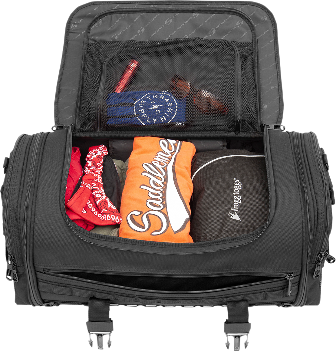 SADDLEMEN TR3300 Tactical Deluxe Rack Bag - Black 3515-0197
