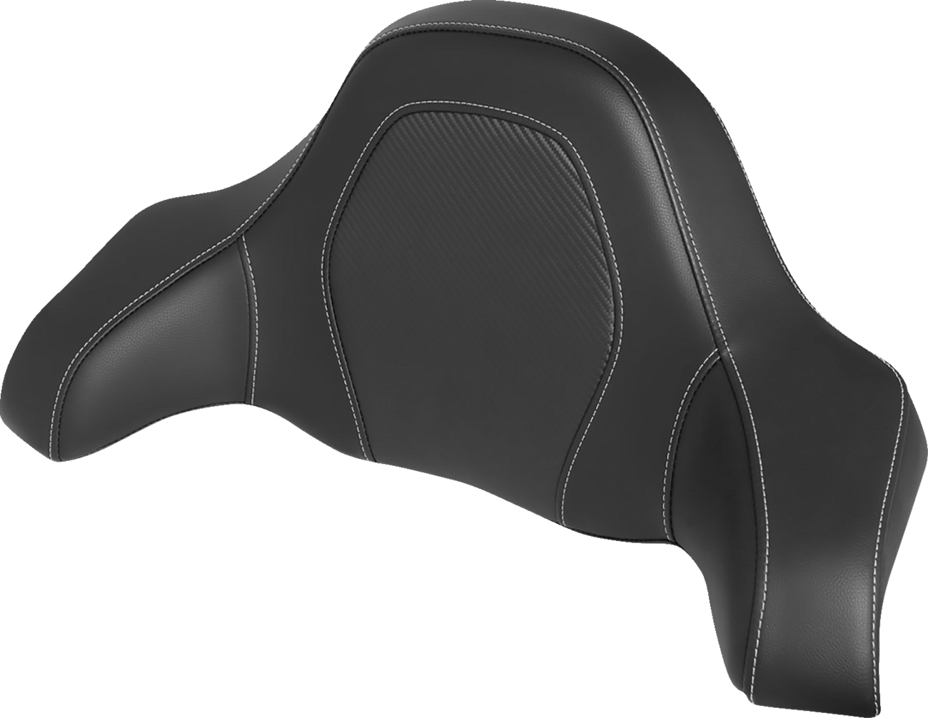 SADDLEMEN Tour-Pak Backrest Pad Cover - Tour-Pak® Backrest Pad Cover / RoadSofa™ Seat / Carbon Fiber / FLH/FLT '90-'13 0801-1388