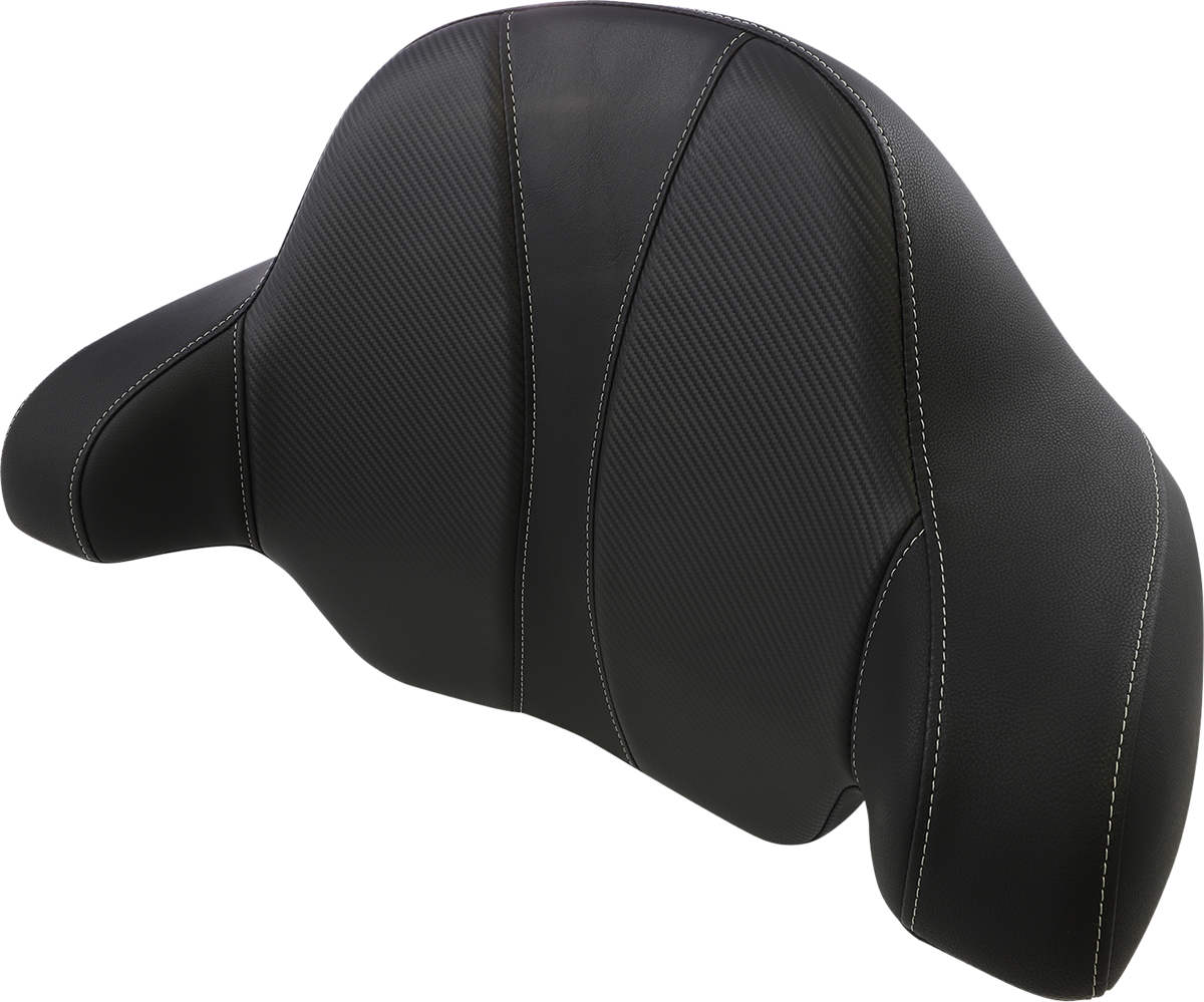 SADDLEMEN Tour Pak® Backrest Pad - Tour-Pak® Backrest Pad / Dominator Seat / Black / FL '14-'23 0801-1363