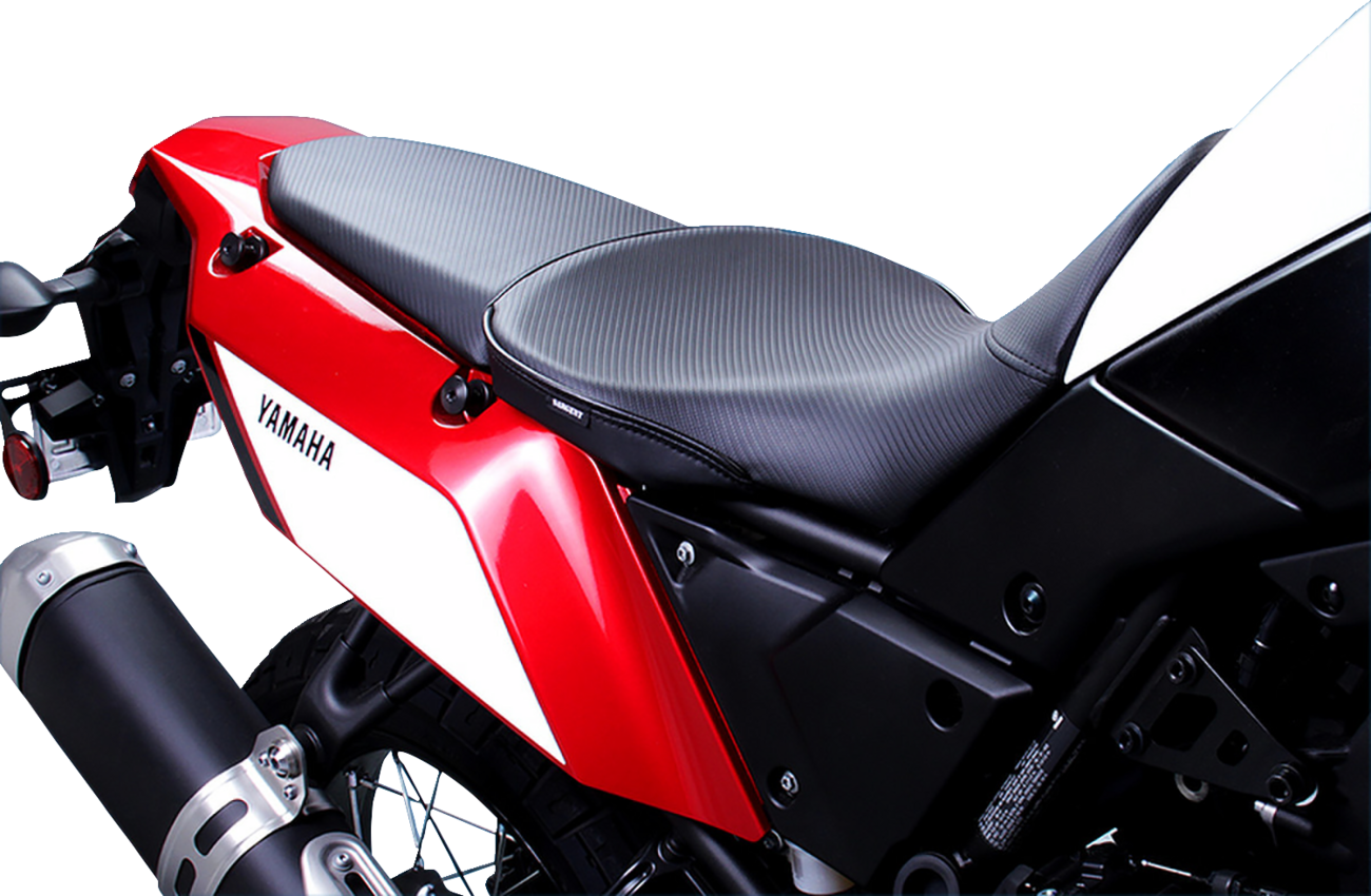 SARGENT Front Seat with Rear Cover - Front Seat / with Rear Cover / CBX/Black Welt / Yamaha Tenere '20-'24 0810-2420
