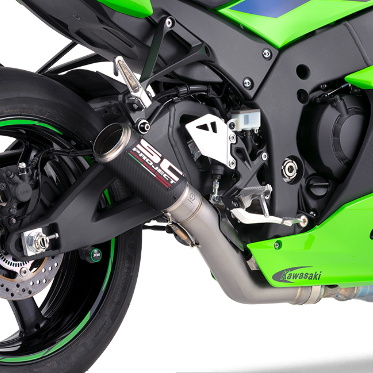 SC-Project CR-T Exhaust with De-Cat Link Pipe - Kawasaki Ninja ZX-10R / Ninja ZX-10RR 2026