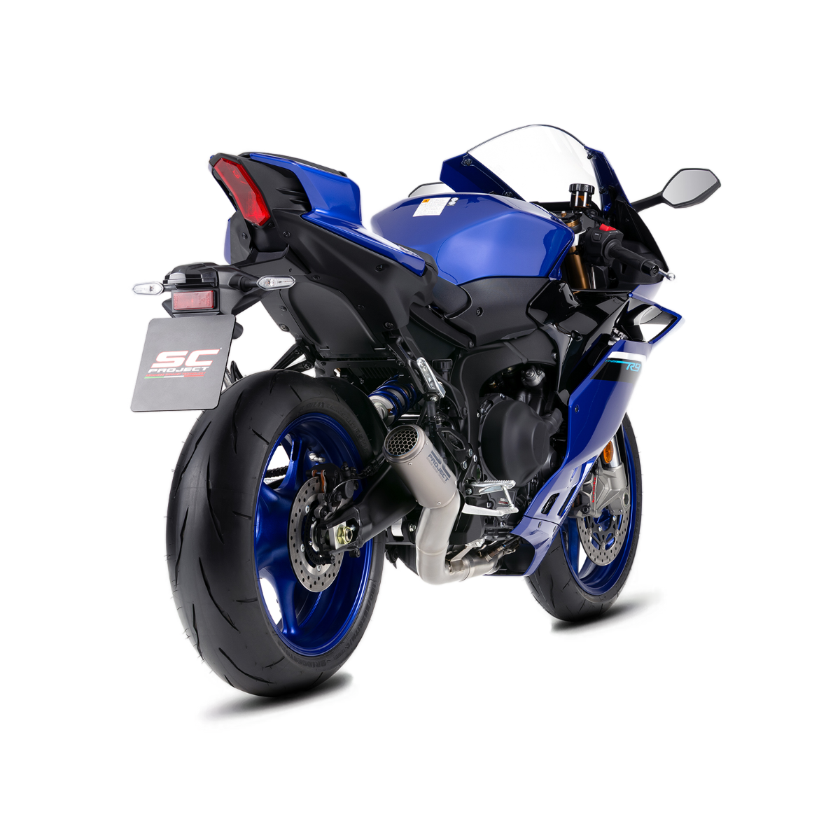 SC-Project CR-T Full System Exhaust with Titanium Mesh Outlet - Yamaha YZF-R9 2025-2026