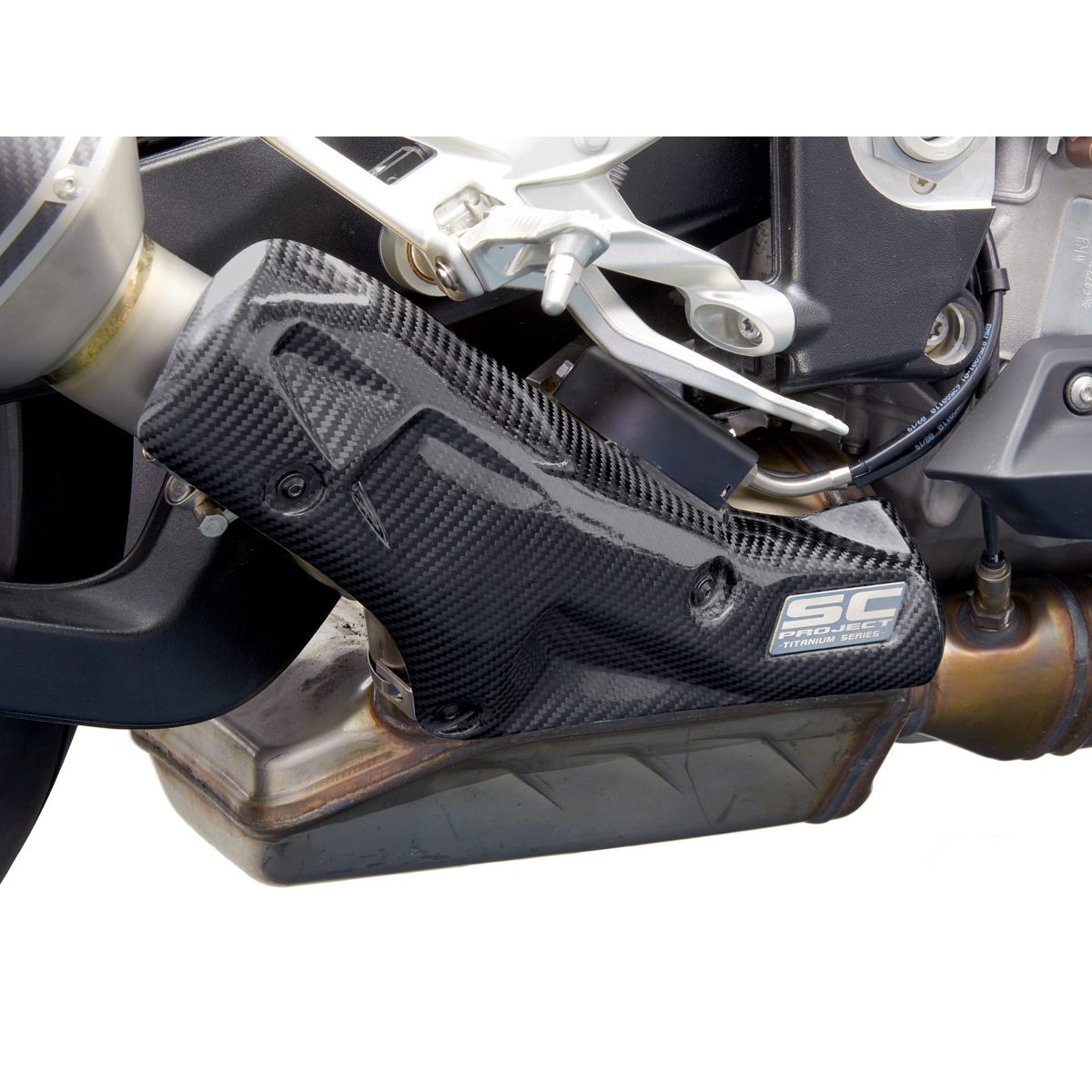 SC-Project Carbon Fiber Heat Shield - BMW M1000R / M1000RR 2020-2026
