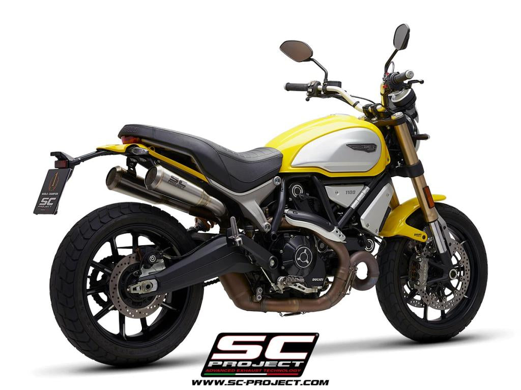 SC-Project Conic "70s Style" Exhaust - Ducati Scrambler 1100 / Scrambler 1100 Special 2018-2019