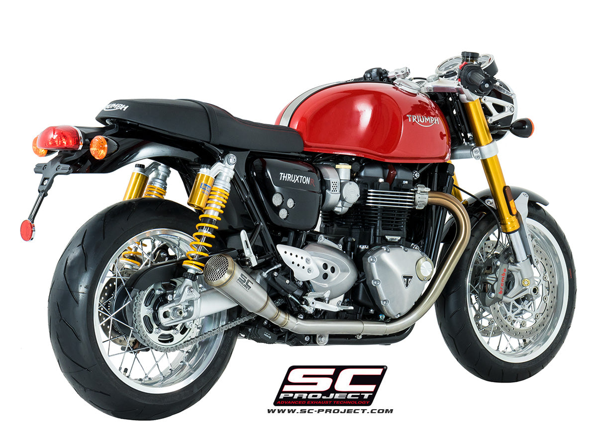 SC-Project Conic "70s Style" Exhaust - Triumph Speed Twin / Speed Twin 1200 2016-2024