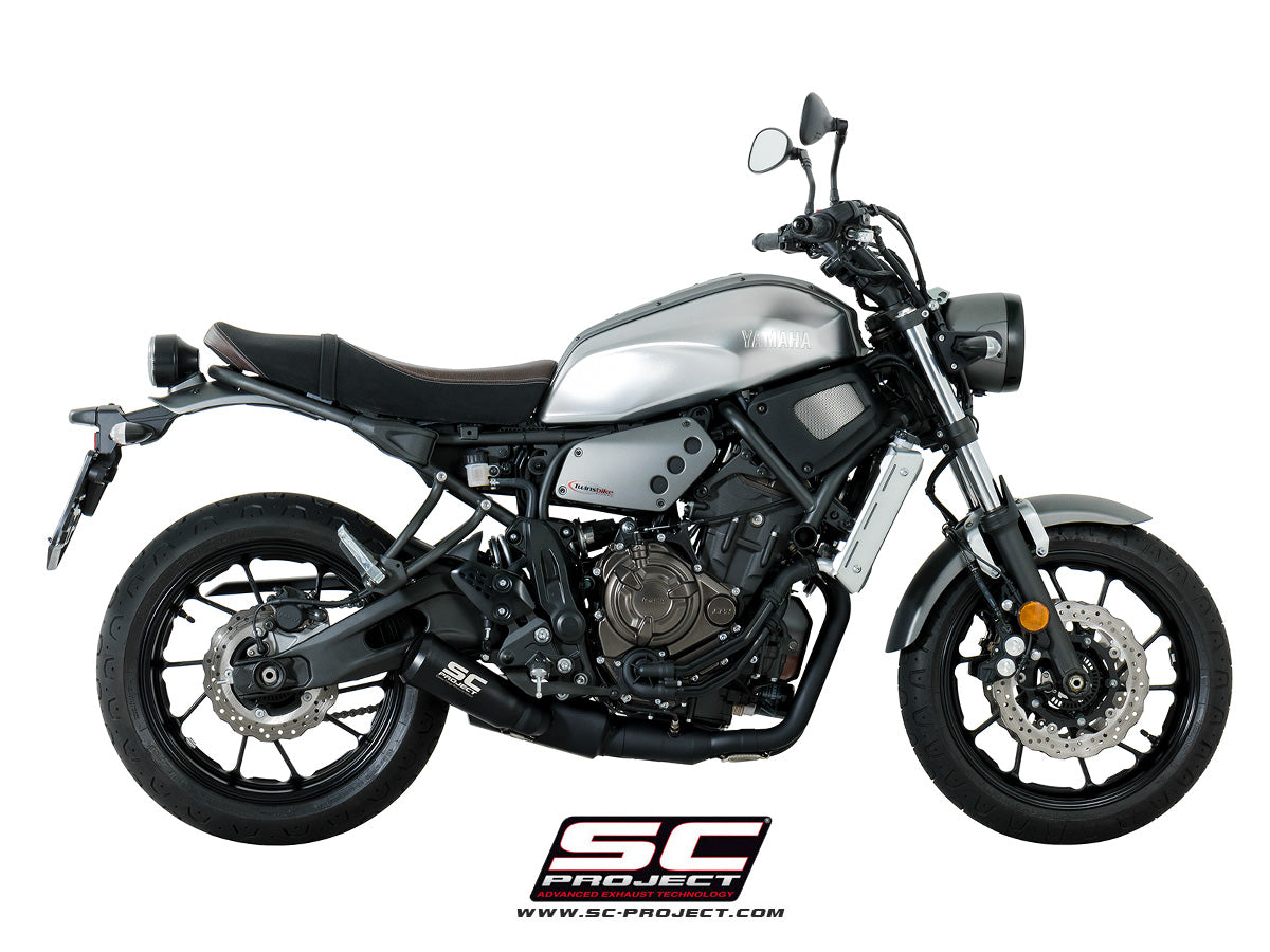 SC-Project Conic "70s Style" Full System Exhaust - Yamaha MT-07 / XSR700 2017-2021