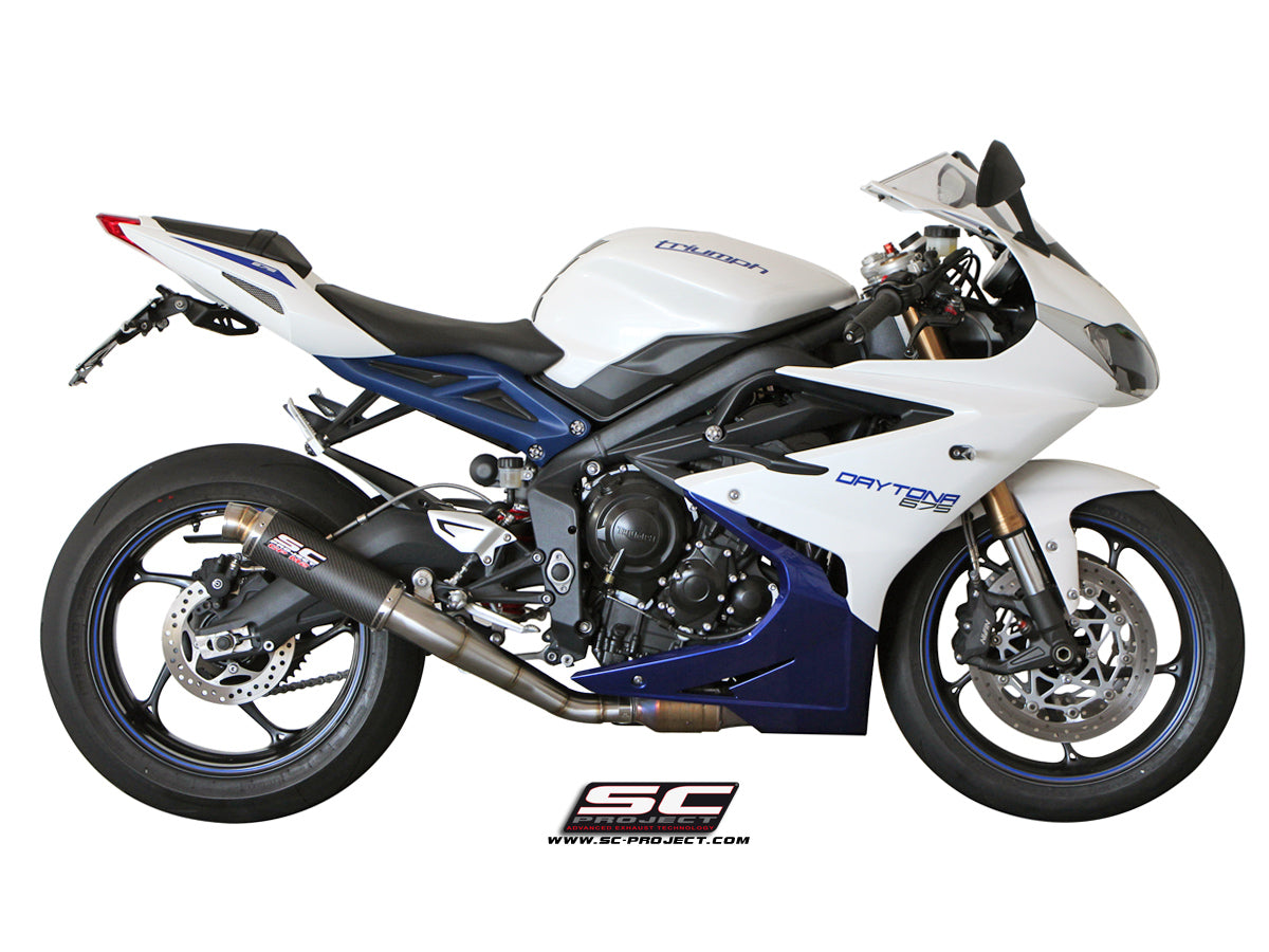 SC-Project GP M2 Exhaust - Triumph Daytona 675 / Daytona 675R 2013-2016
