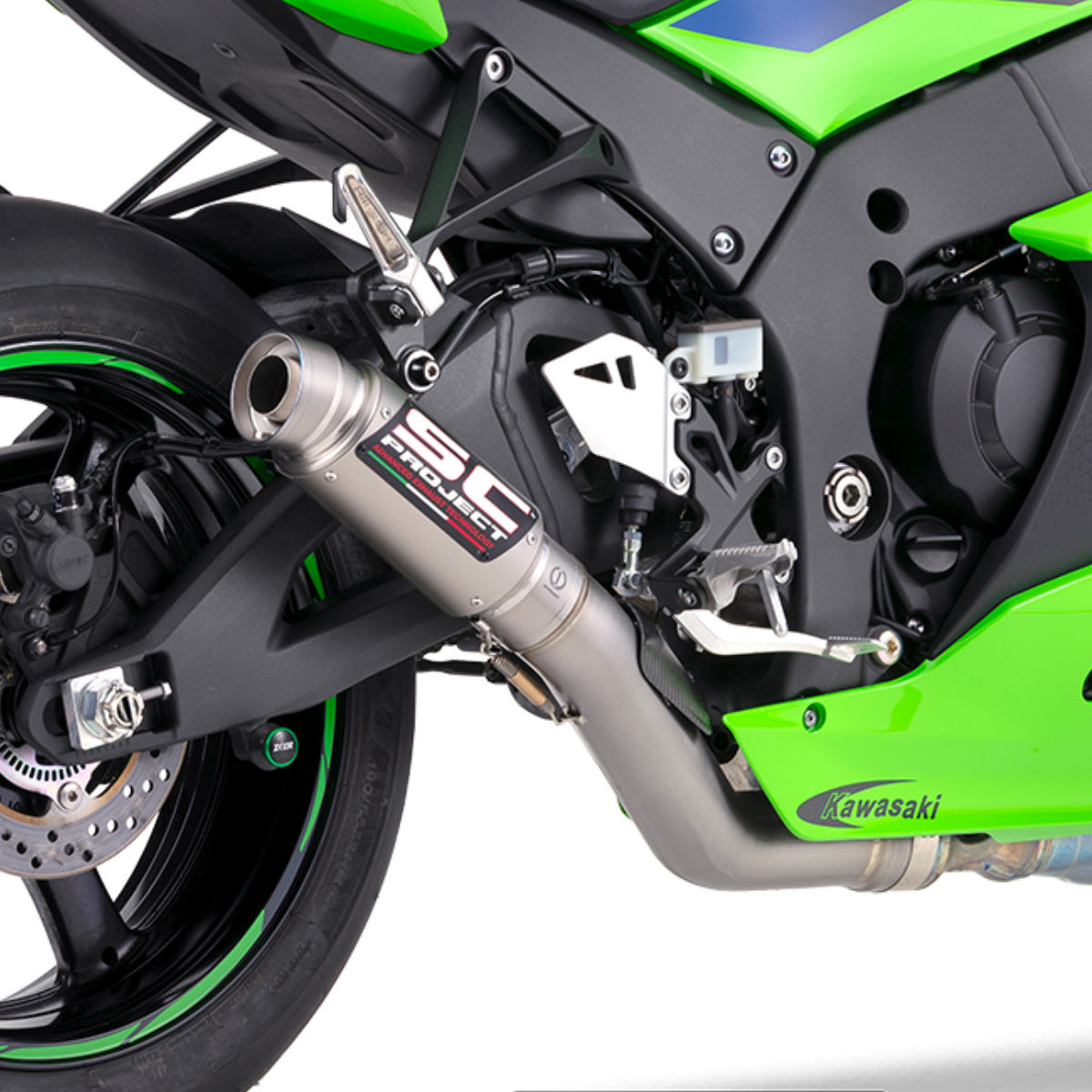 SC-Project GP70-R Exhaust with De-Cat Link Pipe - Kawasaki Ninja ZX-10R / Ninja ZX-10RR 2026