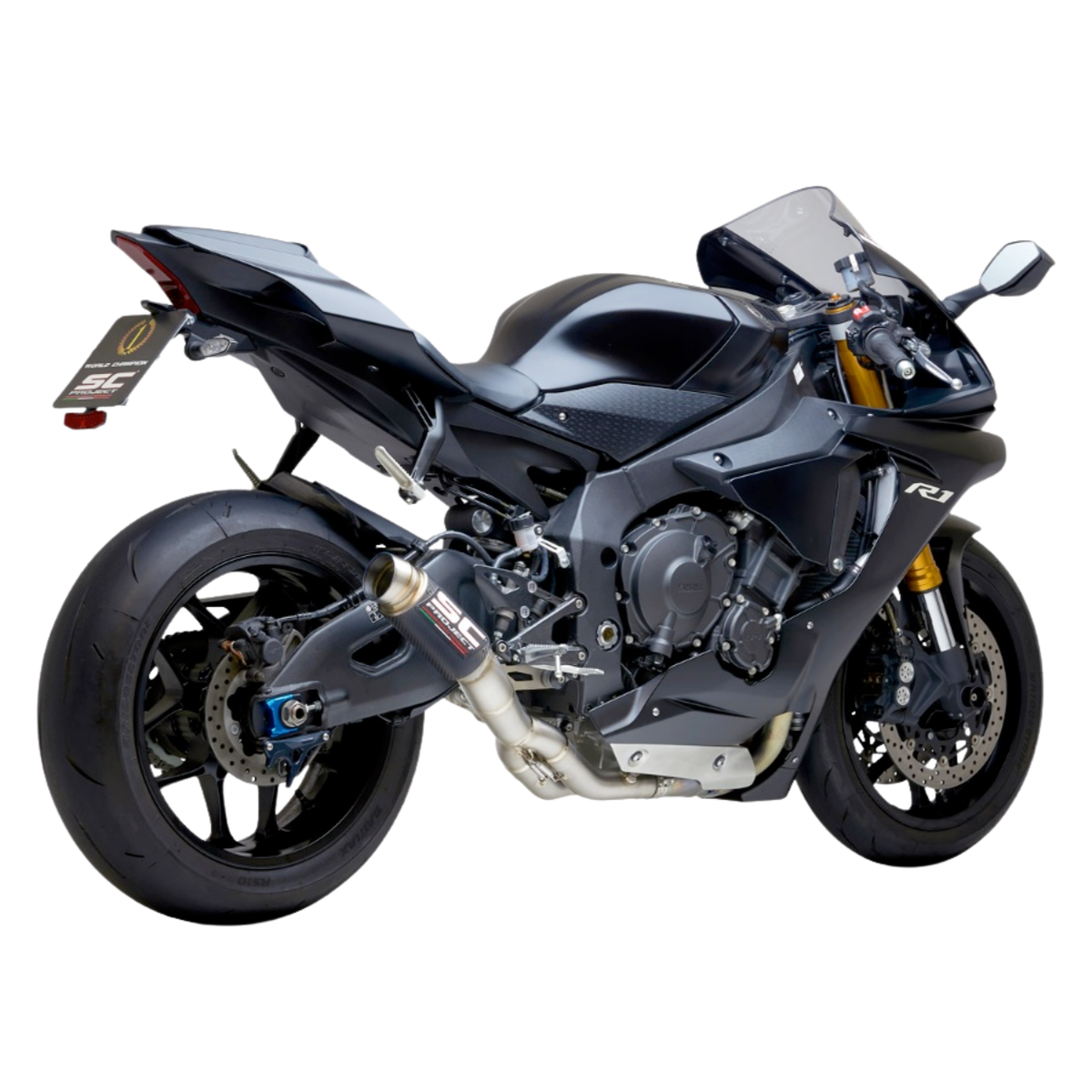 SC-Project GP70-R Half System Exhaust - Yamaha YZF-R1 / YZF-R1M 2015-2026