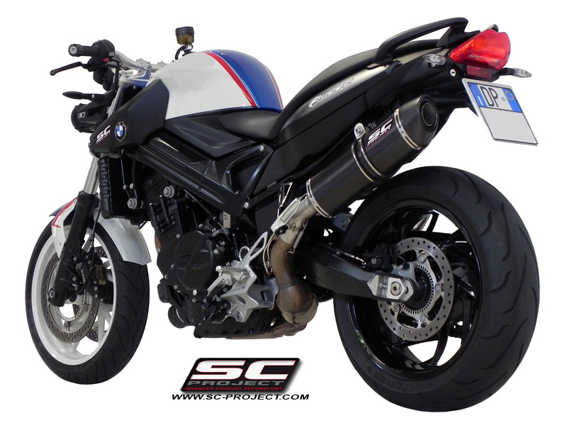 SC-Project Open Box Carbon Oval Exhaust - BMW F800R 2009-2014