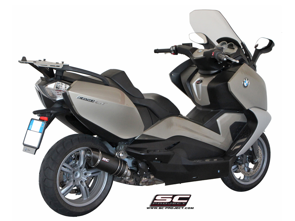 SC-Project Open Box Oval Exhaust - BMW C650 GT 2011-2015