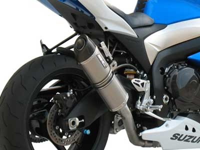 SC-Project Open Box Titanium Oval Exhaust - Suzuki GSX-R1000 2009-2011