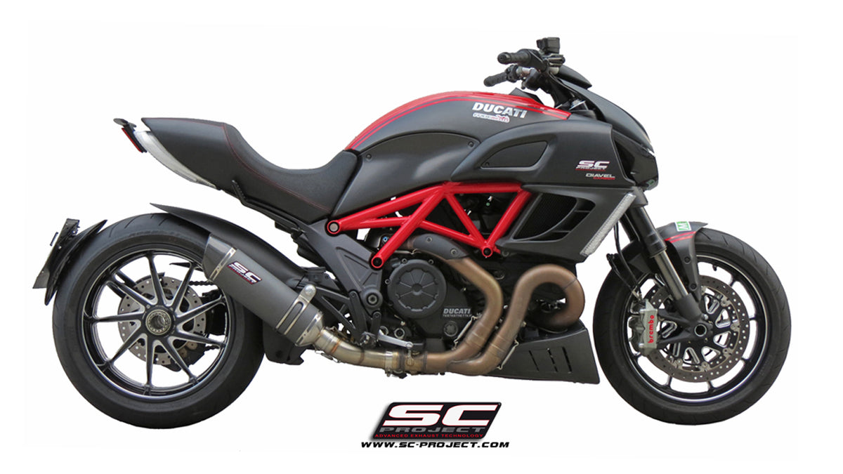 SC-Project Oval Exhaust - Ducati Diavel 2010-2018