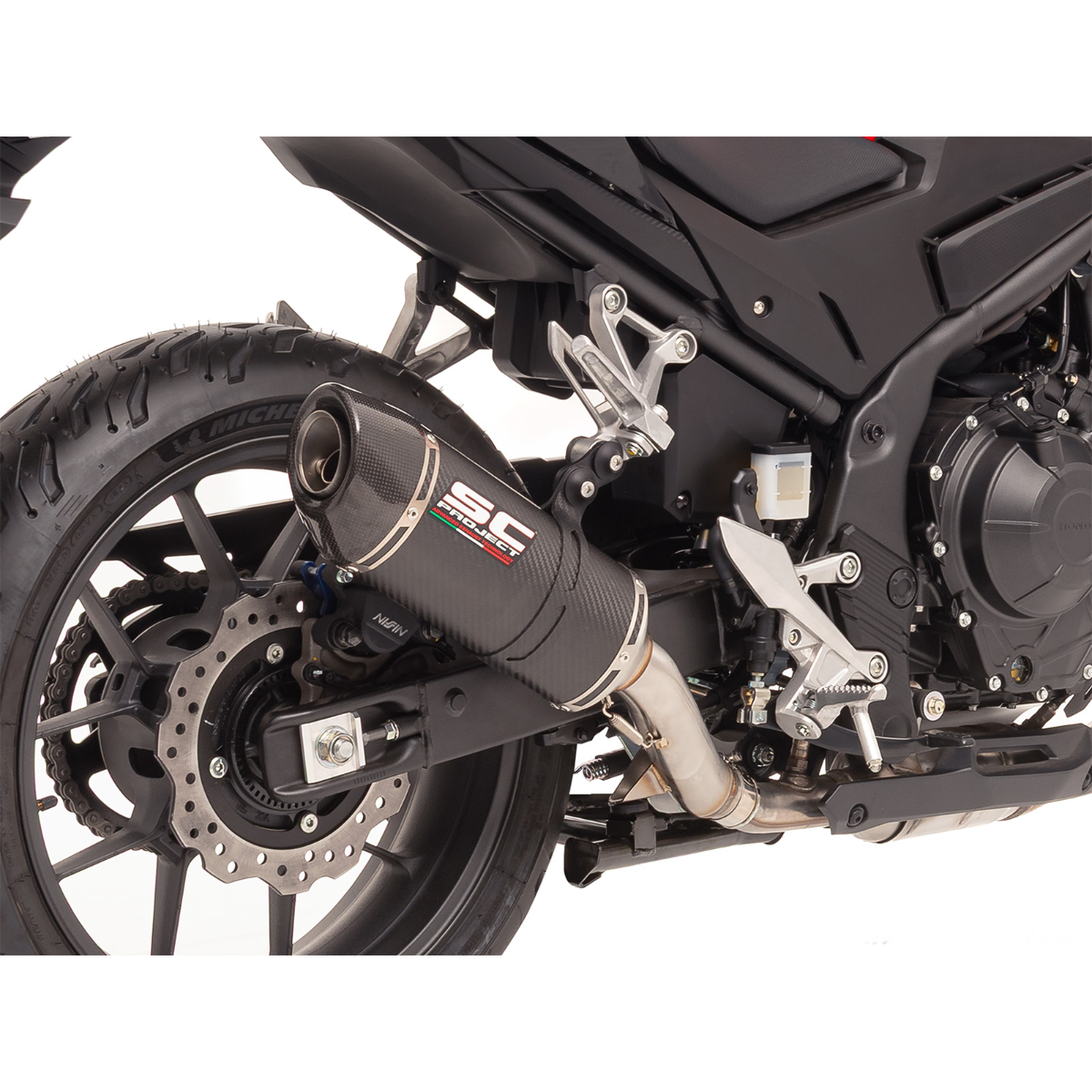 SC-Project Oval Exhaust - Honda CB500 Hornet / CBR500R 2024-2025
