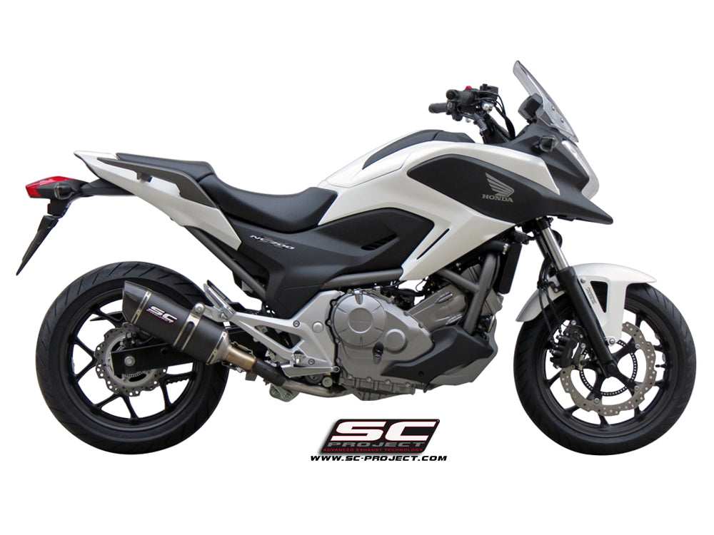 SC-Project Oval Exhaust - Honda NC700S / NC700X 2012-2016