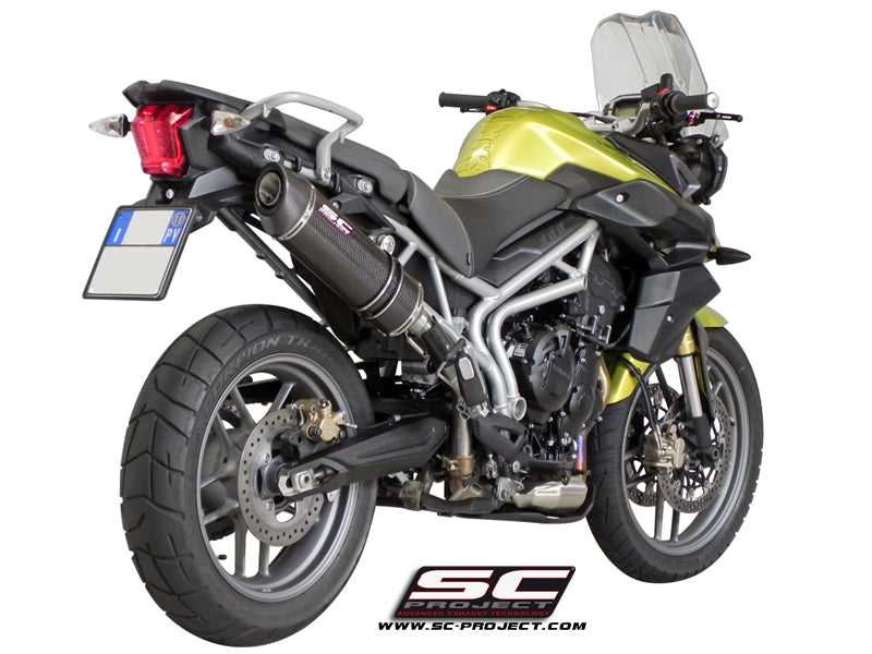 SC-Project Oval Exhaust - Triumph Tiger 800 / Tiger 800 XC 2010-2016