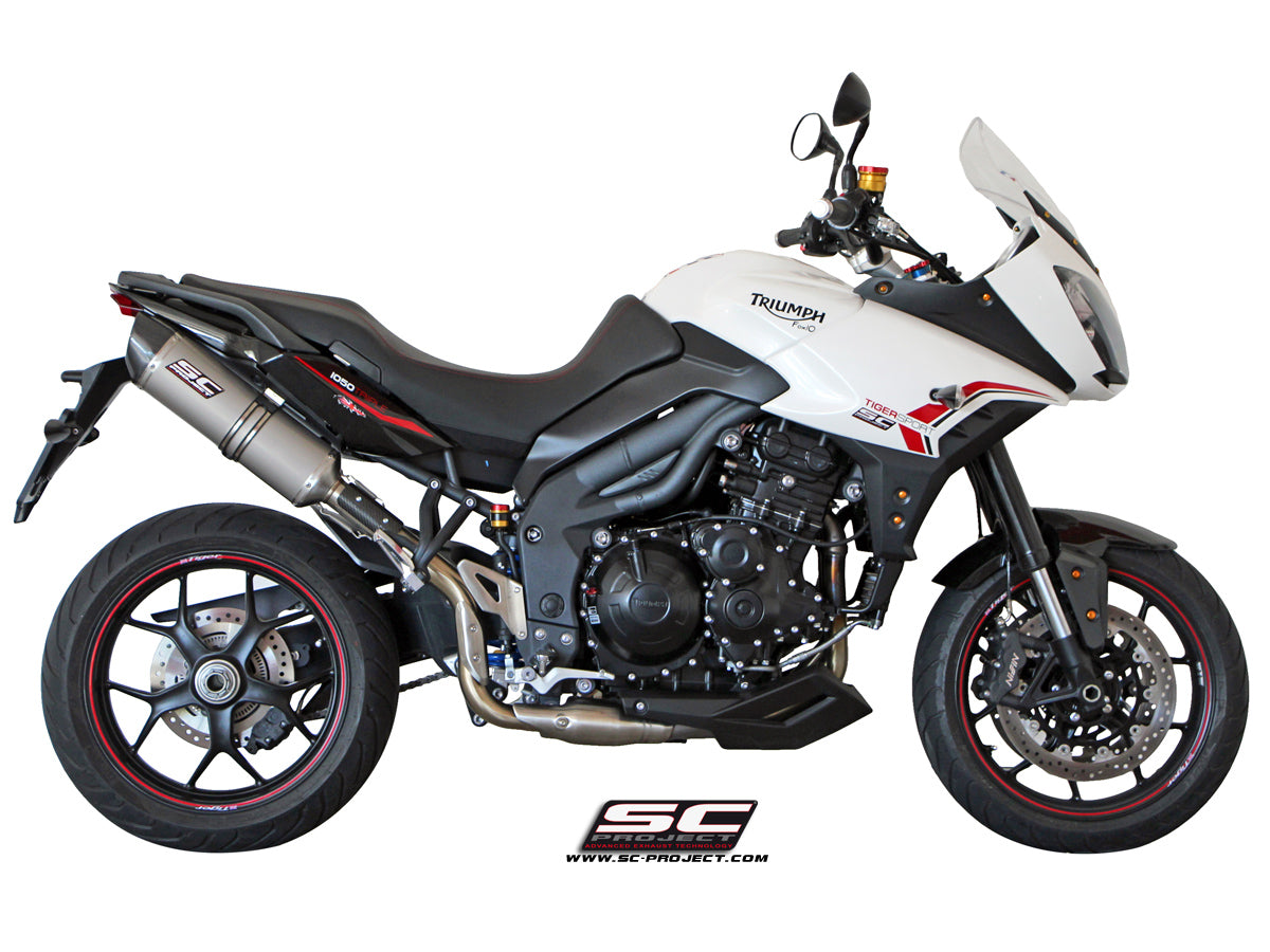 SC-Project Oval Exhaust - Triumph Tiger Sport 1050 2016-2017