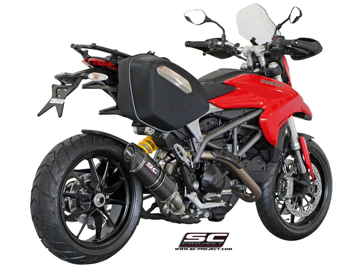 SC-Project Oval Low Mount Exhaust - Ducati Hypermotard 821 / Hypermotard 821 SP 2013-2018