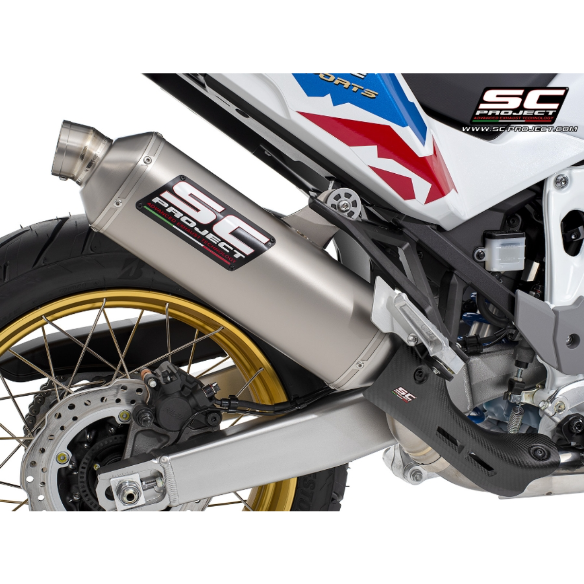 SC-Project Rally Raid Exhaust - Honda CRF1100L Africa Twin 2024-2025