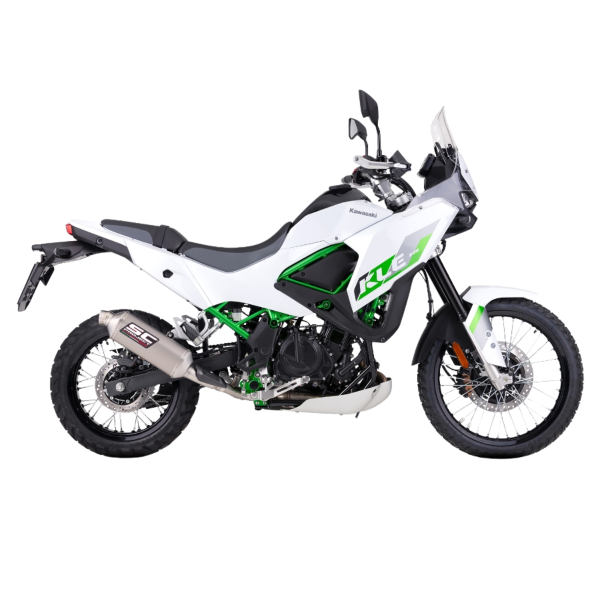 SC-Project Rally Raid Exhaust - Kawasaki KLE500 2026-2027