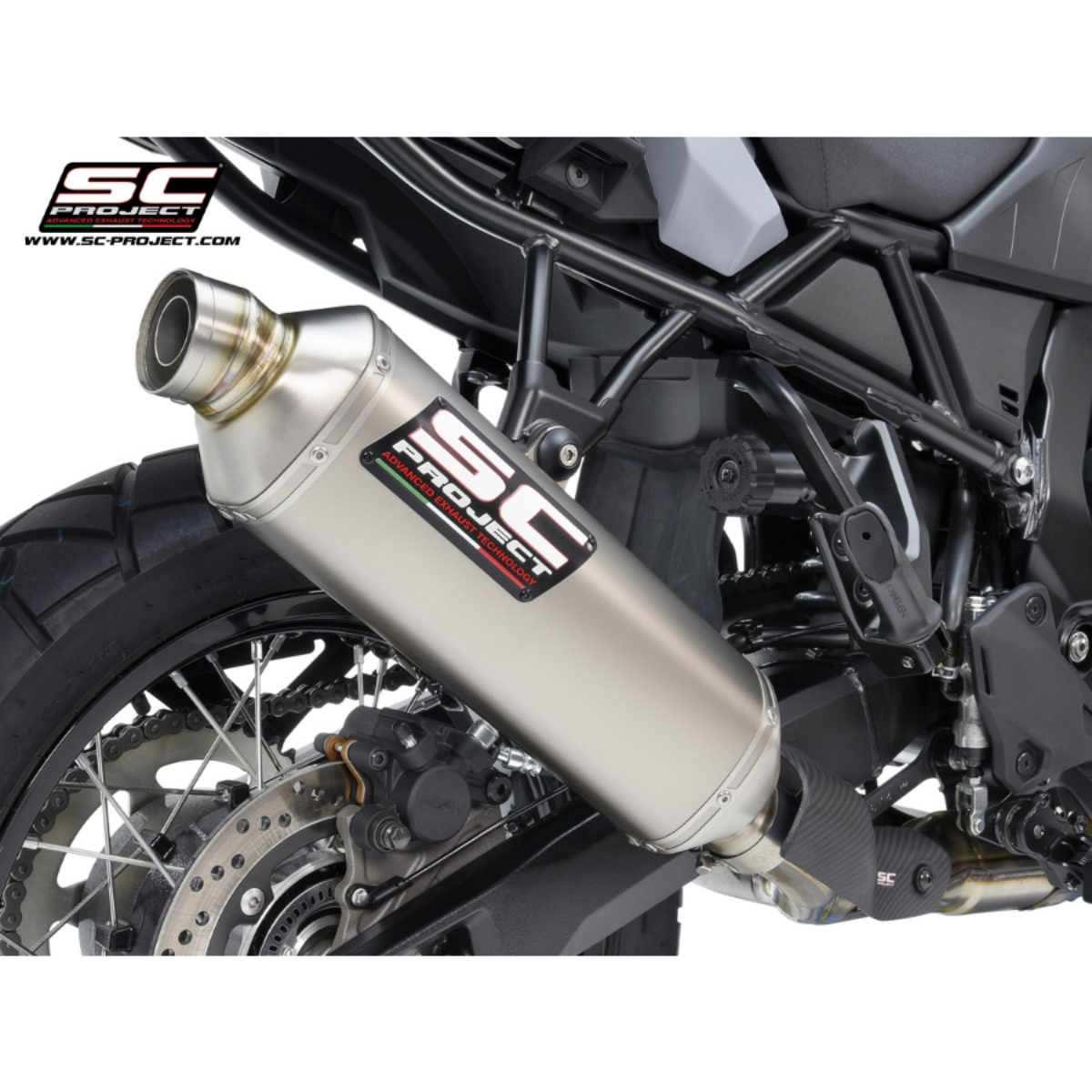 SC-Project Rally Raid Exhaust - Suzuki V-Strom 800DE / V-Strom 800SE 2023-2025