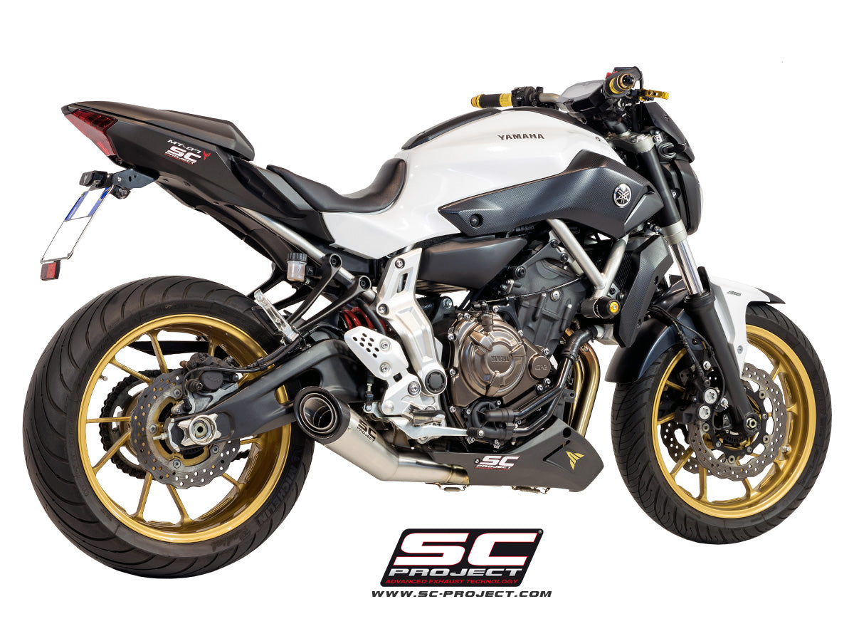 SC-Project S1 Full System Exhaust - Yamaha FZ-07 / MT-07 2014-2020