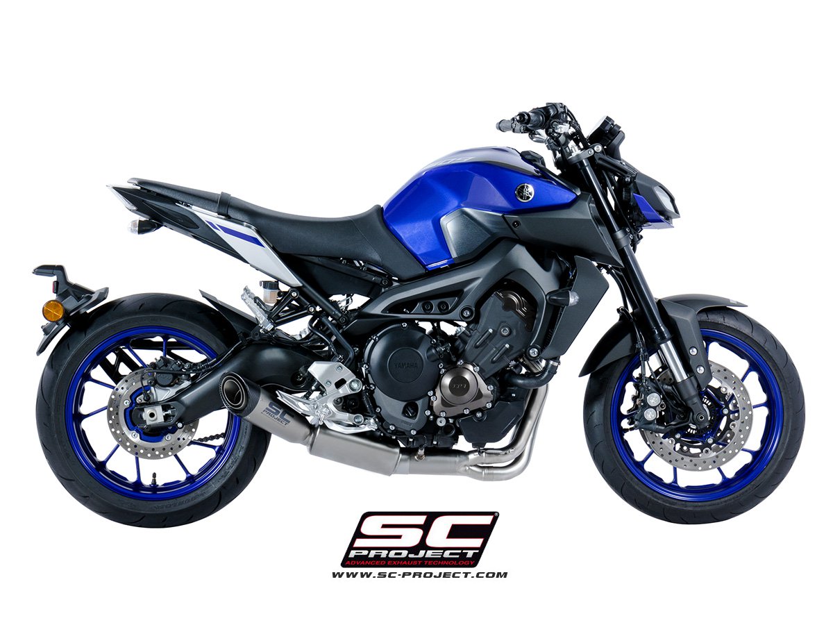 SC-Project S1 Full System Exhaust - Yamaha FZ-09 / MT-09 2016-2021