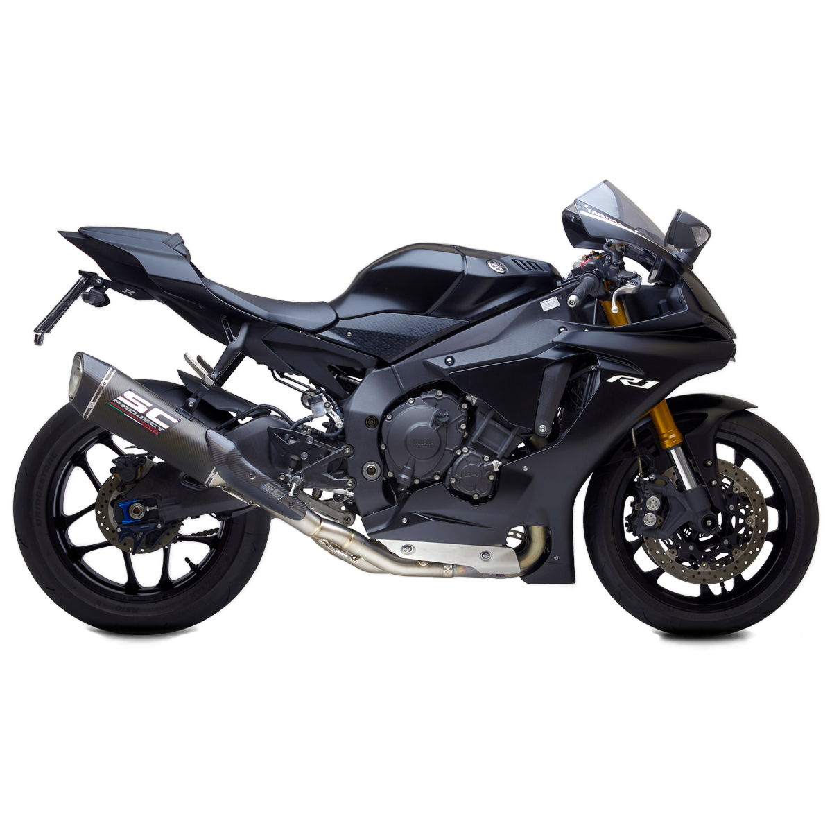 SC-Project SC1-R Half System Exhaust (350mm version) - Yamaha YZF-R1 / YZF-R1M 2015-2026