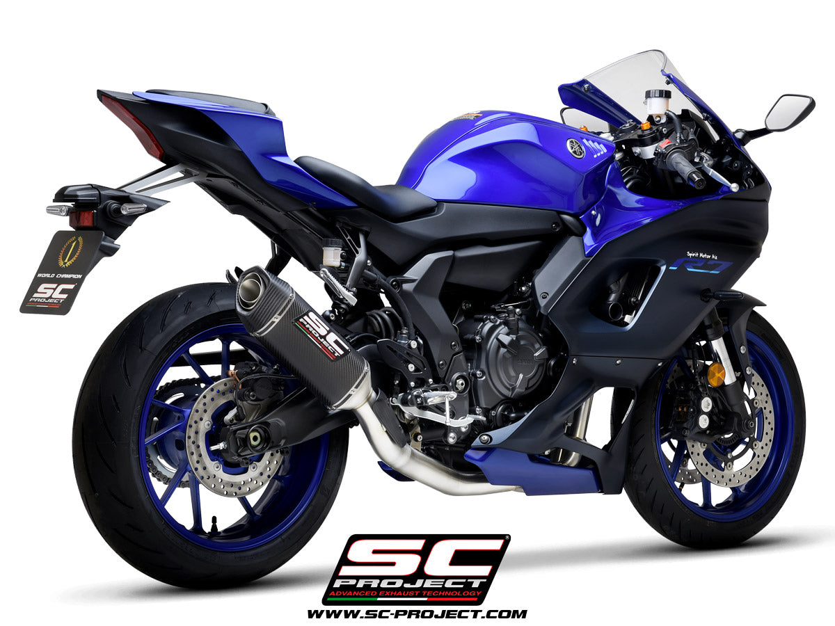 SC-Project SC1-S Full System Exhaust - Yamaha YZF-R7 2021-2026