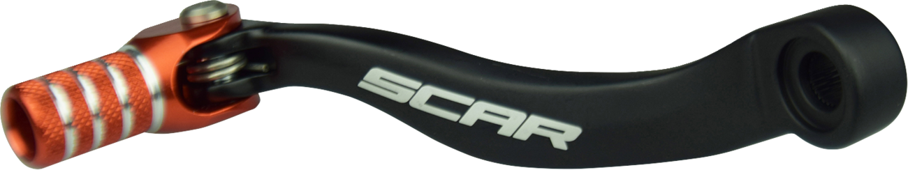 SCAR RACING Gear Pedals - Shift Lever / Black/Orange / KTM/Husqvarna/Gas Gas 1602-1107