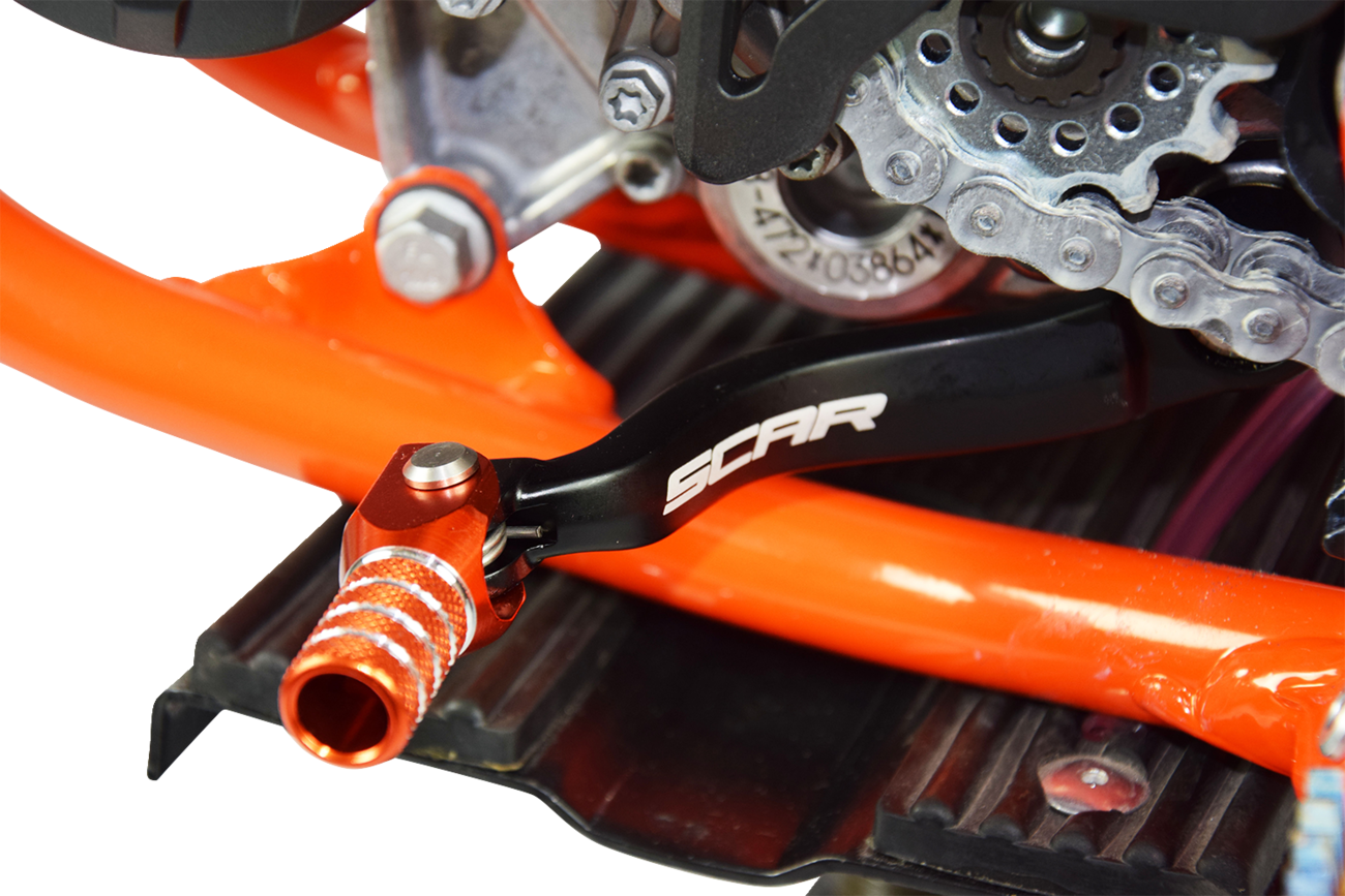 SCAR RACING Gear Pedals - Shift Lever / Orange / KTM/Husqvarna/Gas Gas 1602-1293