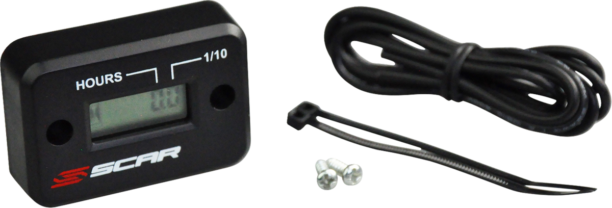 SCAR RACING Hour Meter - Black 2212-0915