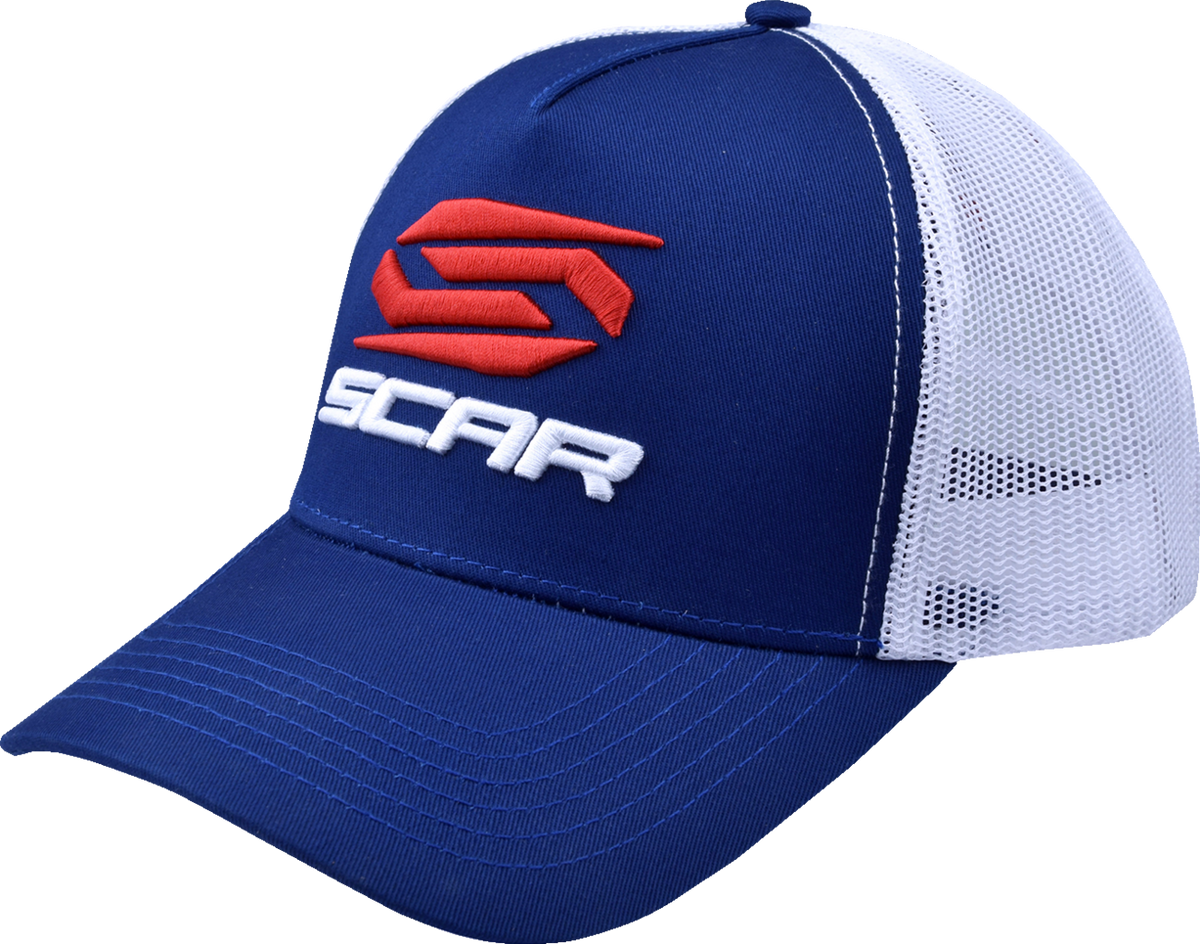 SCAR RACING Scar Trucker Hat - Navy Blue/White 2501-4790