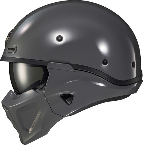 SCORPION EXO COVERT X OPEN-FACE HELMET CEMENT GREY SM
