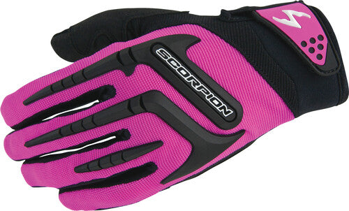 SCORPION EXO WOMEN'S SKRUB GLOVES PINK SM