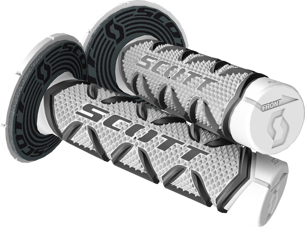 SCOTT Diamond Grips with Donut - Black/White 0630-2991