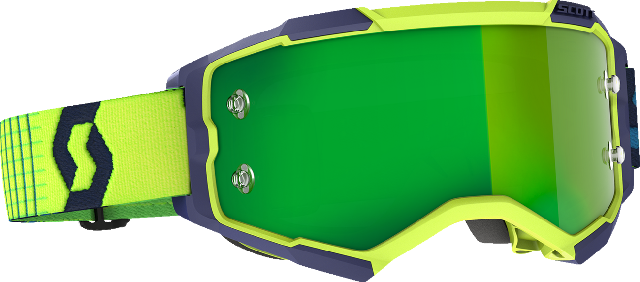 SCOTT Fury Goggle - Blue/Yellow / Green Works 2601-3390
