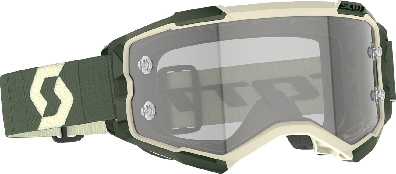 SCOTT Fury LS Goggle - Kaki Green / Light Sensitive / Gray 2601-3842