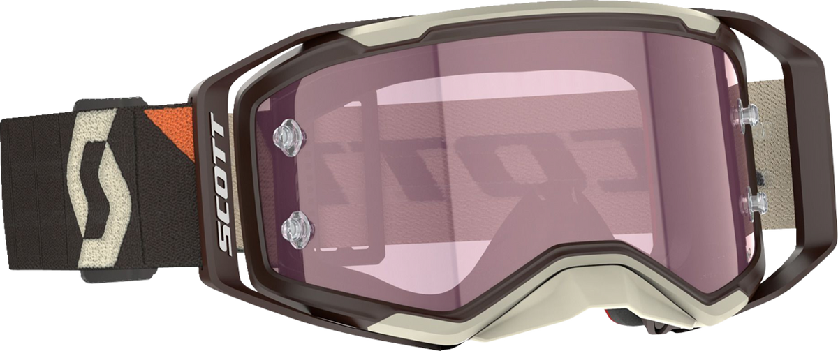 SCOTT Prospect 2.0 AMP Goggle - Deep Brown/Beige / Rose Lens 2601-3824