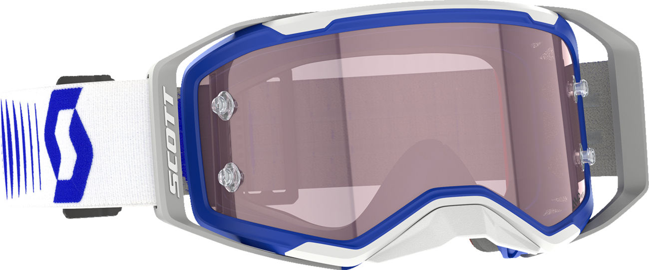 SCOTT Prospect 2.0 AMP Goggle — Doppler - Prospect 2.0 Amp Goggle / Doppler / White/Blue / Rose Lens 2601-4240