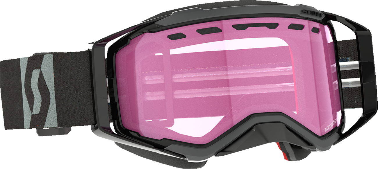 SCOTT Prospect Snow Cross Goggle - Black/Gray / Dual Pane / Rose Lens 2601-3662